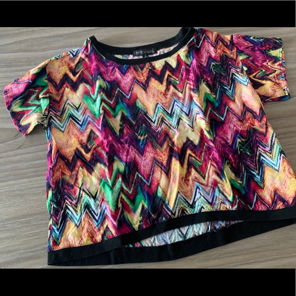 Spicy Girl Colored Woman’s Crop Top S